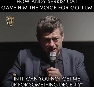 Actor Andy Serkis discusses his career, Lord of the Rings and how his cat gave him the voice for Gollum! Are you looking forward to his performance as Alfred in the new Batman movie with Robert Pattinson? 🦇🦇🦇 #BAFTAWatch | BAFTA