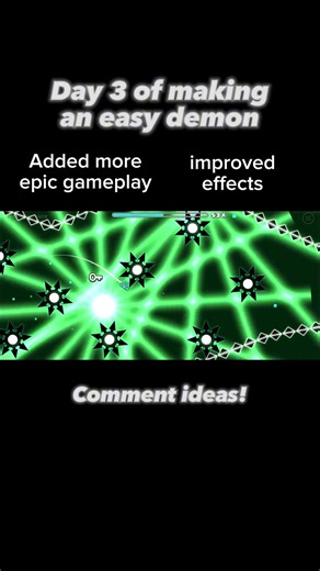 Making a Geometry Dash level | Day 3 | #gd #geometrydash