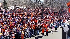Did someone say 2016? A little throwback to the Bronco's Super Bowl Parade in February 2016. Sights and sounds from the parade route on top of West Metro Tower 10. #superbowl2016 #broncos #westmetrofirerescue | West Metro Fire Rescue