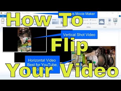 How to Flip-Rotate a Vertical-Portrait Video to Horizontal-Landscape