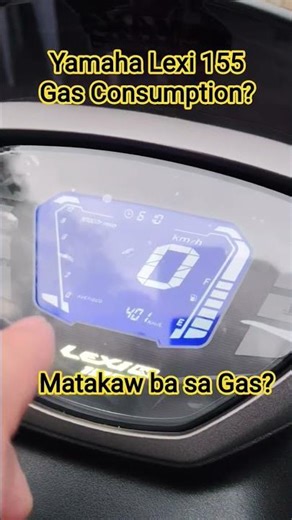 Average Gas Consumption ni Lexi 155