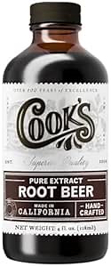 Cook's, Root Beer Extract Flavoring, For Root Beer Making and Baking, 4 Ounce