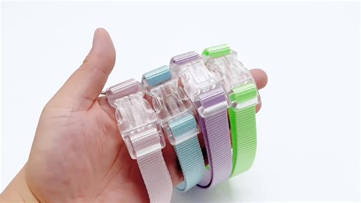 Cute macaron-colored nylon webbing, custom sewn pet collars. Comfortable, durable, and vibrant — designed for pets. #PetCollar #CustomWebbing #MacaronColor #petaccessories