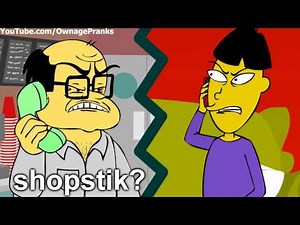 Angry Asian Restaurant Prank Call ANIMATED Ownage Pranks
