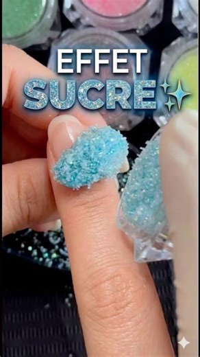 Effet SUCRE sur les ongles 😍 Tuto facile et rapide pour débutantes 💅
