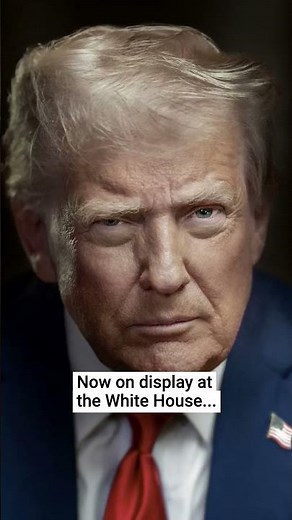 New official presidential portrait of Donald Trump unveiled at White House