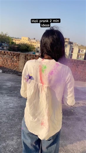 Holi prank ideas #holi #holispecial #youtubeshorts #craft #diy