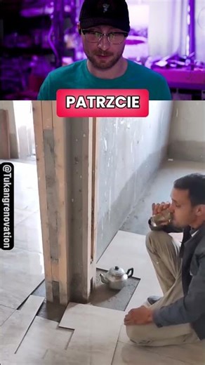 Najpierw pomyśl a później rób czyli znana teoria w praktyce pokazuje pan glazurnik jak położyć z poz