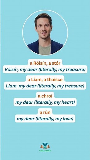 36. A Taste of Irish 36 (Terms of endearment)