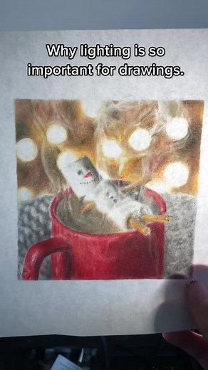 Lighting is key 😉 #drawing #art #fyyyypppp #fypシ゚viral