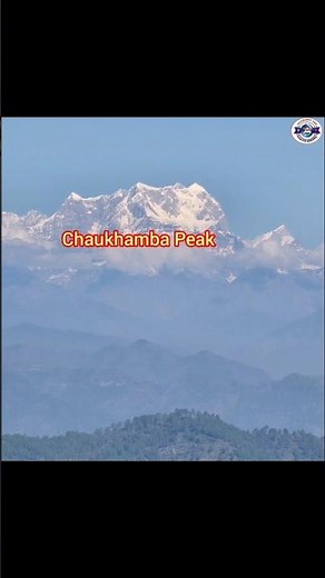 Majestic Chaukhamba Peak | Stunning View of the Himalayas | #shorts #Himalayas