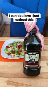 Easier way to drizzle olive oil #cooking #oliveoil #Costco #salads | Liz & Jeff