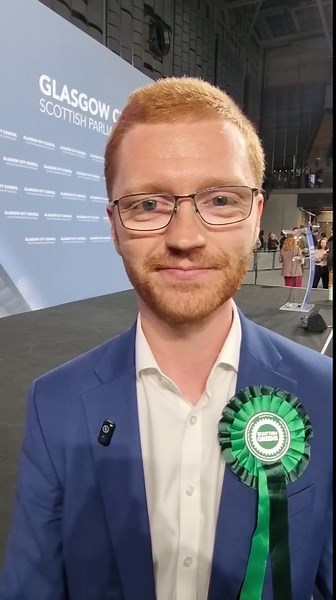 Ross Greer tells The Scotsman \"it's an incredible day for the Scottish Greens\"