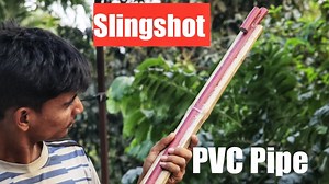 Bamboo Creative made a slingshot with PVC pipe | Creative Own