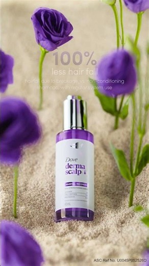 Dove Derma Scalp for less hair fall | Dove Damage Expert Studio