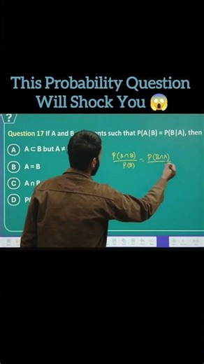 This Probability Question Will Shock You 😱 | Maths Trick