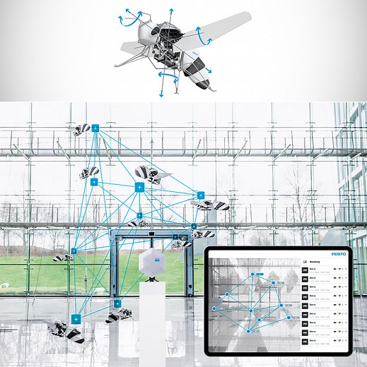 Festo BionicBee is Company's Smallest Flying Robot Yet, Can Autonomously Fly in a Swarm