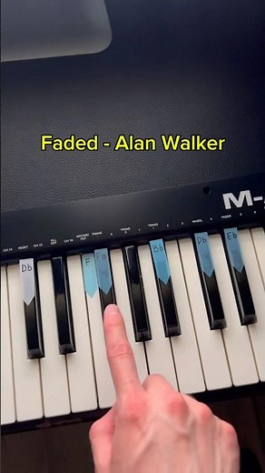 Faded - Alan Walker (Piano Tutorial) #alanwalker #fadedalanwalker #pianotutorial #pianocover #piano