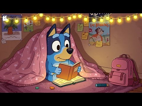 Chill Study Mix With Bluey 📚 Lofi Music for Concentration and Academic Success