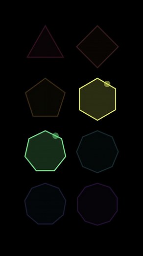Geometric Polyrhythm Visualizer - Satisfying Math Animation 🎵
