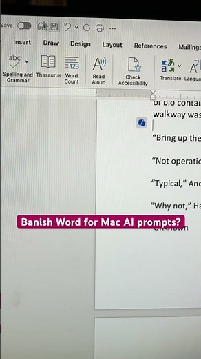 Here’s how to get rid of that irritating Microsoft Copilot icon when using Word for Mac￼