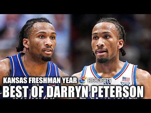BEST OF DARRYN PETERSON 🔥 Kansas Freshman Year HIGHLIGHTS 🎥 | ESPN College Basketball