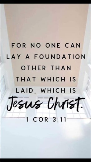 Christ is my Firm Foundation #jesuschrist #foundation