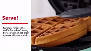 Dash Flip Belgian Waffle Maker - 6.5" Nonstick Surface - Rotating Belgian Waffle Maker with Quick Heat-Up System for Easy Breakfasts - Supports Multi-Use - Black