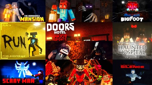 10 Best Horror Maps (Minecraft PE/Bedrock) #minecraft #fyp #trending #viral #mcpe #yashofree #mods #addons #maps #scary #horrormaps #free