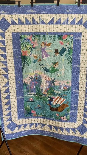 Peter Pan is all finished up. Magical ✨#longarmquilting #innova #quiltshop #shoplocal #quilting #sealy #bellville #brenham | The Wooden Spool