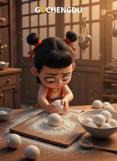 🌸Happy Lantern Festival! Let’s make tangyuan with Nezha! 🎉 Let’s celebrate the festival together! #Tangyuan #nezha2025 #AIArt #Nezha #AI #Trending #LanternFestival #ChineseNewYear #yuanxiao #aobing #anime | Go Chengdu