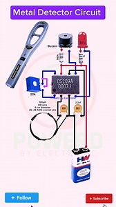 2.9K views · 82 shares | Metal Detector Circuit #electrical...