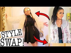 OPPOSITE SISTERS SWAP OUTFITS FOR THE DAY!