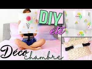 DIY ÉTÉ DECO 🌴☀️┋ CHAMBRE PAS CHERE FACILE PASTEL KAWAII Tie & Dye summer room decor français