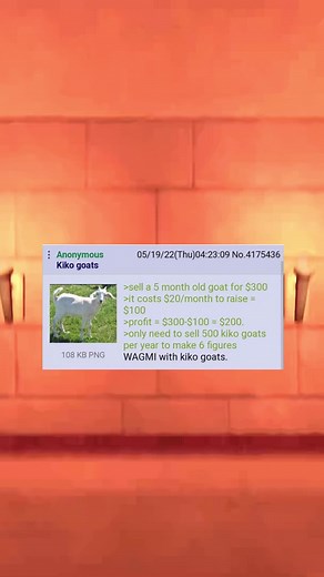 anon sells goats