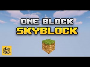 One Block Challenge - Minecraft PT1 - The Begining