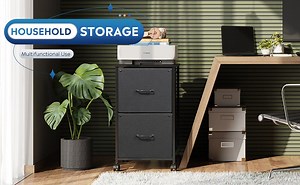 Watch DEVAISE 2 Drawer Mobile File Cabinet on Amazon Live