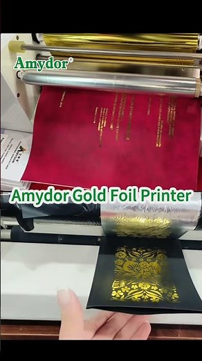 Amydor Digital Plate-Free Foil Machine Leather/Paper/PVC Multi-Size Foil