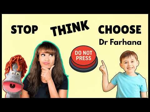 STOP THINK CHOOSE 🧠✨ | Helping Kids Make Good Choices | Impulse control #emotionalregulation