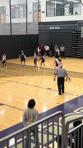 Basketball middle school game you play good defense work together communicate #basketball #defense