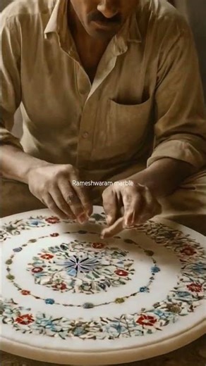 Handcrafting a 24 Inch Marble Inlay Table | Real Workshop Process