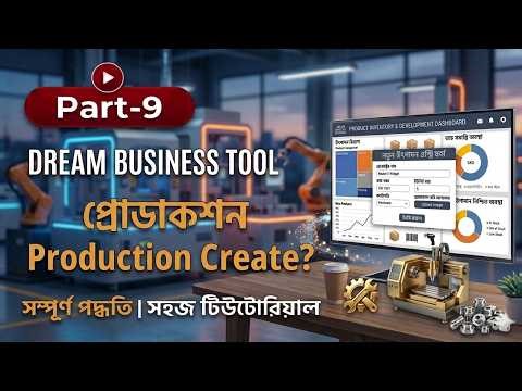কীভাবে প্রোডাকশন বা উৎপাদন হিসাব রাখবেন? | Dream Business Tool Erp