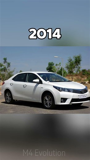 Evolution of Toyota Corolla (2003/2026) #evolution #viral #2026 #shots #toyota #corolla