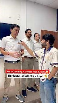 Re-NEET 2026 Students Ko Kota Se Biggest Support 😭 FREE Coaching Announced