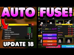 *NEW* AUTO FUSE ✨😍 IS INSANE! UPDATE 18 POSSIBILITES AND LEAKS ✨! IN ANIME FIGHTERS SIMULATOR