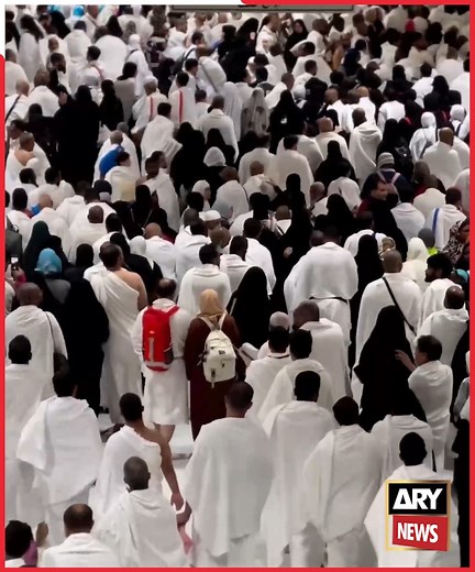 309K views · 10K reactions | Around three million pilgrims gather in Mina to start Hajj rituals #ARYNews #Hajj2023 #Hajj #Reels #ReelsViral | ARY News | Facebook