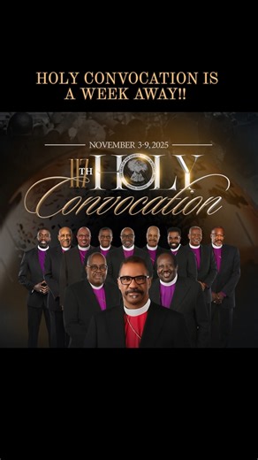 WHO'S READY FOR THE HOLY CONVOCATION?? ME! 🖐🏾 #COGIC #TeamCOGIC #UnfinishedBusiness #HolyConvocation #117HC #OTR2C | John Wright
