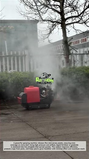 Amazing, High Power Plant Spraying Machine You Must See! 🌿💨