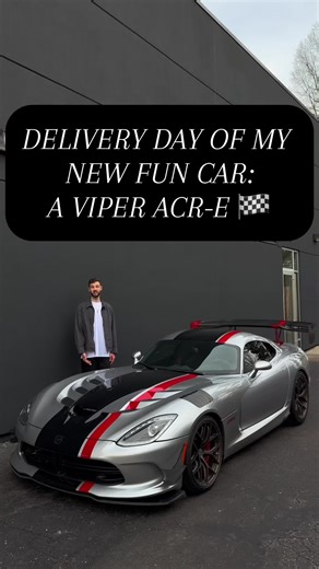 Checked off a box that I’ve been wanting to do for many, many years now… put a Viper ACR-E in my garage. Not only have I been wanting one, but wanting the RIGHT one for me, and this collector grade example, optioned the way I want it was made possible by someone who’s a fan of the page and reached out to me to sell it. Truly blessed with a great community of support on my pages, thank you all. Much more content with this one to come . . . . . . . #fyp #viral #cars #carsoftiktok #car