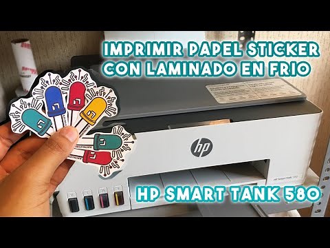 How to Print on Sticker Paper with Smart Tank 580 - Step-by-Step Waterproof Lamination